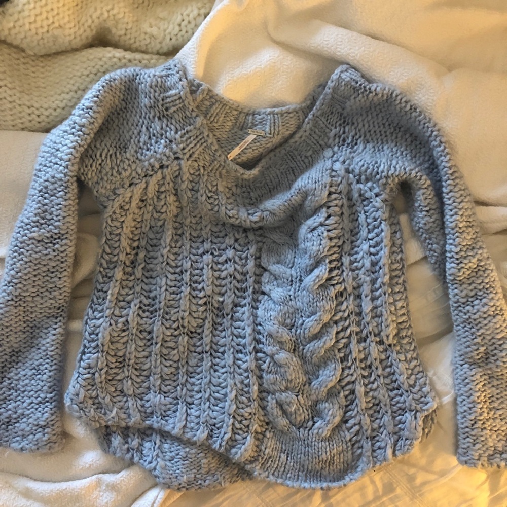 Free People chunky knit sweater